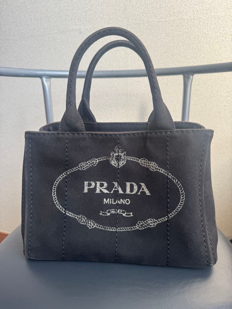 PRADA ブラック エコバッグ ミニサイズ