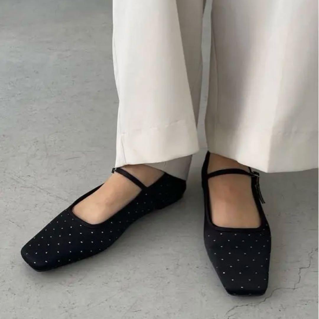 CAPRICIEUX LE'MAGEカプリシュレマージュ ドットフラットシューズ