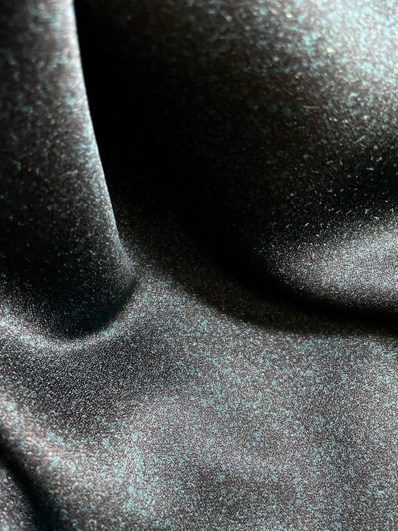 総刺繍 金通し 褐返色 訪問着 紋なし