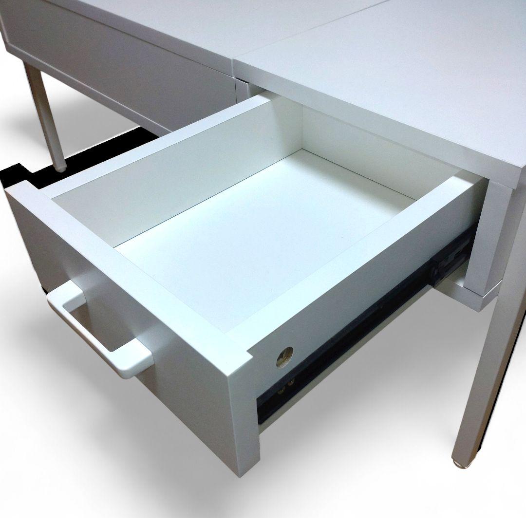 ＪＫプラン　昇降式 リビングテーブル　リフティング テーブル　ホワイト