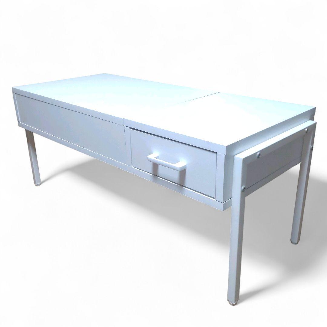 ＪＫプラン　昇降式 リビングテーブル　リフティング テーブル　ホワイト