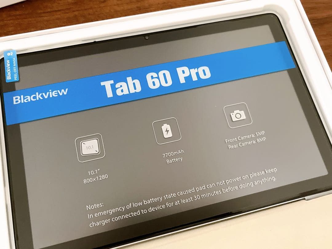 新品 blackview Tab 60 Pro 128GB 本体