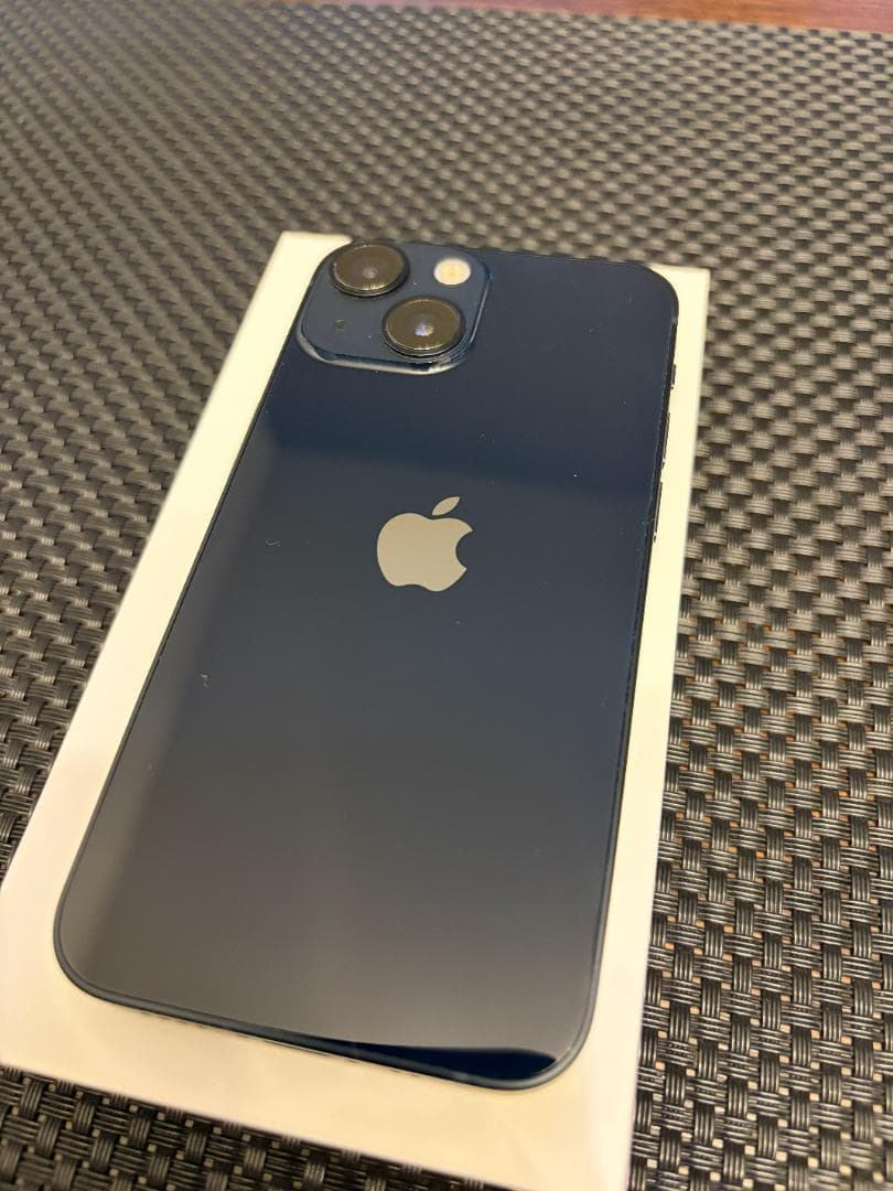 iPhone13 mini 256GBミッドナイト 本体 純正ケース付