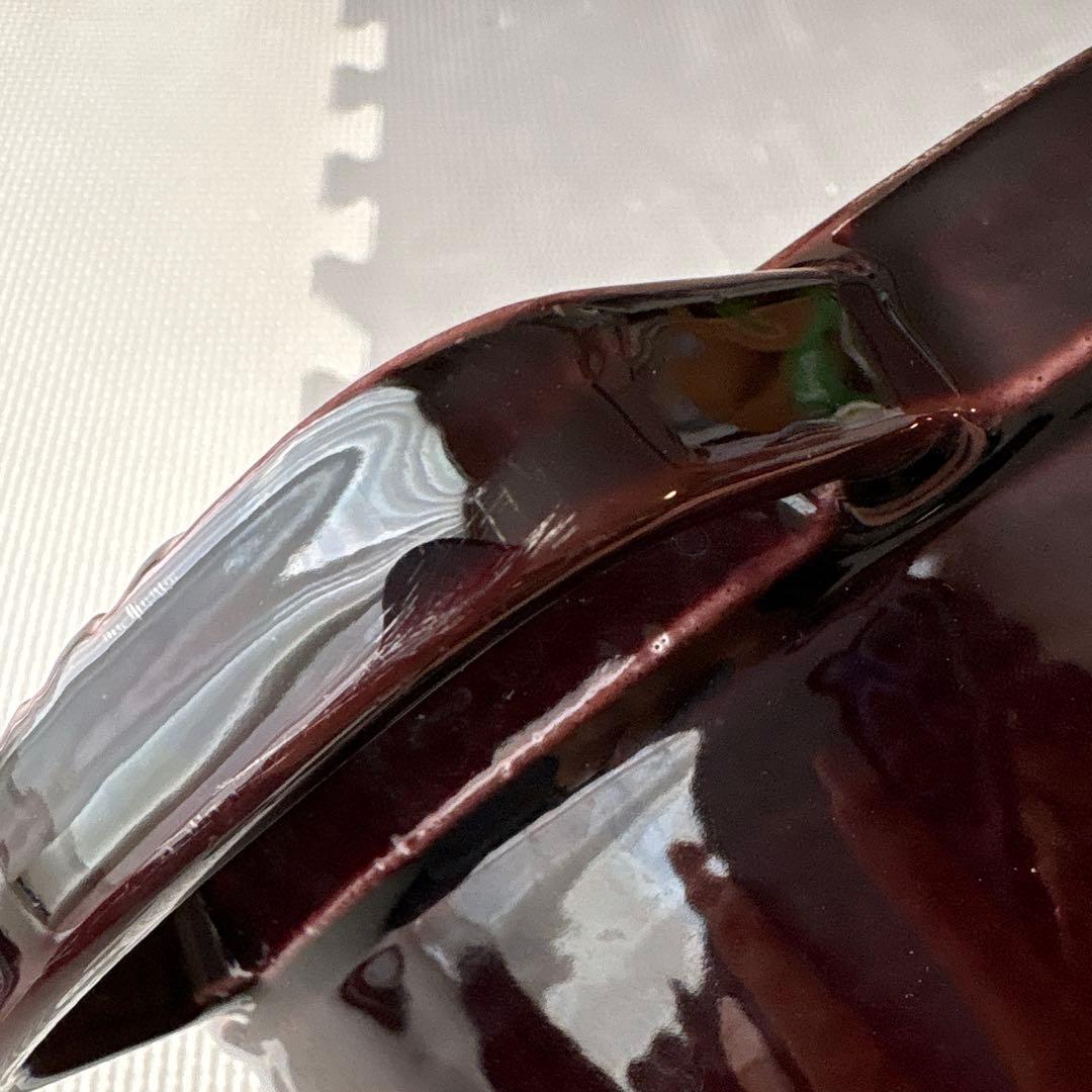 STAUB ストウブ ラウンド ココット 24cm オーベルジン ナス　箱あり