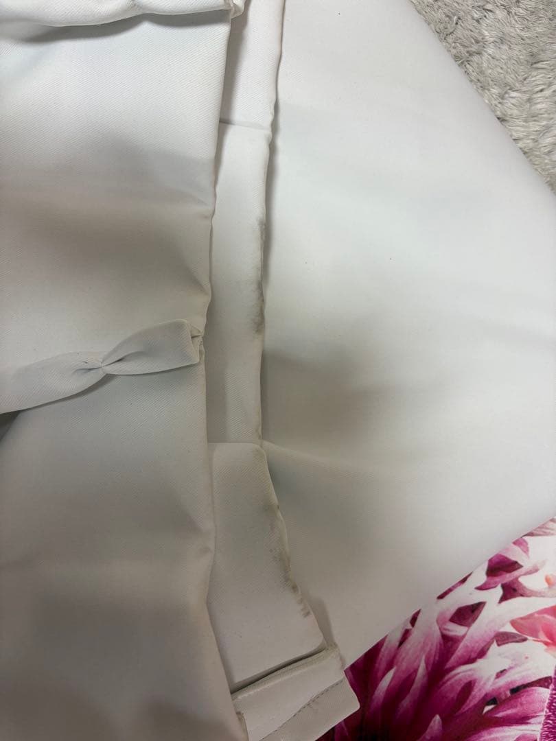 Radyリゾートフラワーカーテンホワイト100×200リゾフラタッセル2点set