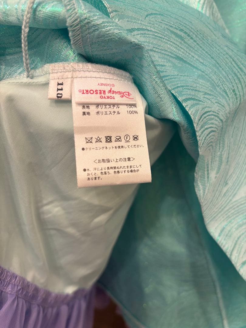 ディズニー♡ビビディバビディブティック公式♡アリエルドレス♡110美品♡