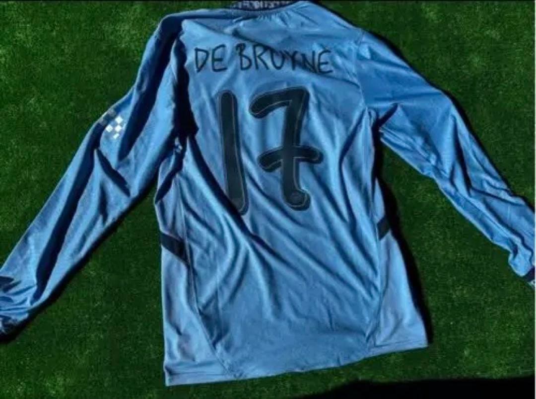 マンチェスターシティ、マンＣ長袖オーセンティックユニフォーム、デブライネ