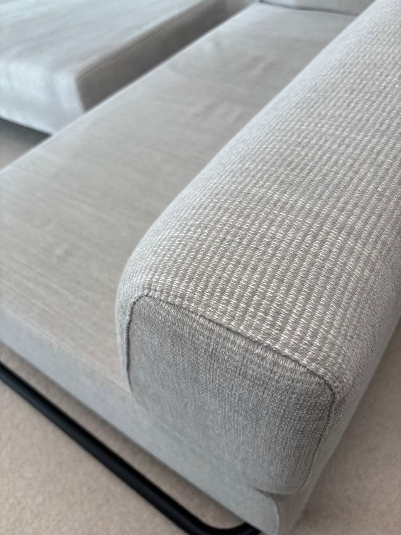 ACTUS アクタス OWN-S グレーファブリックアームソファ