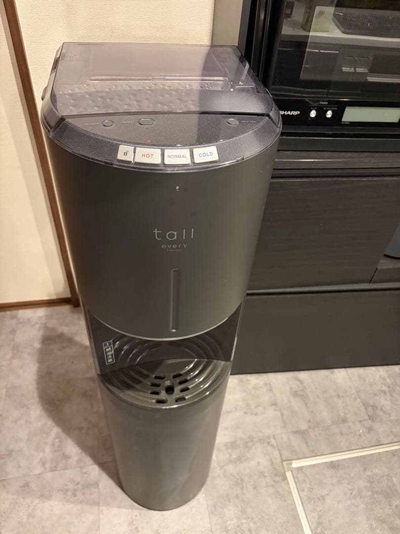 ウォーターサーバー　エブリィフレシャス　tall 浄水器