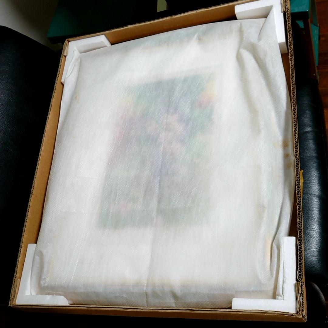 【8000円値下げ】トレンツ・リャド「つりがね草」リトグラフ 版画 58.5cm