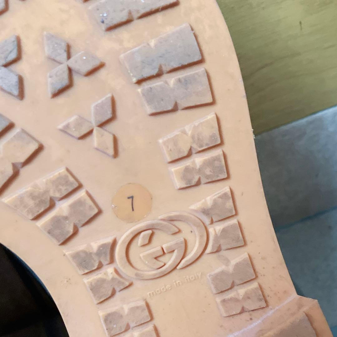 GUCCI グッチ ラバーホースビットローファー ブラック サイズ7