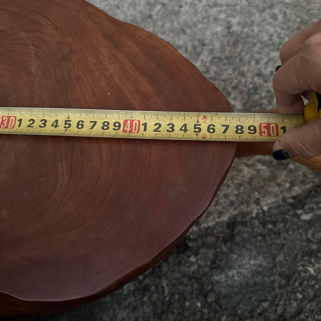 瞬間的お値下げ❣️無垢材 自然形状 木の花台