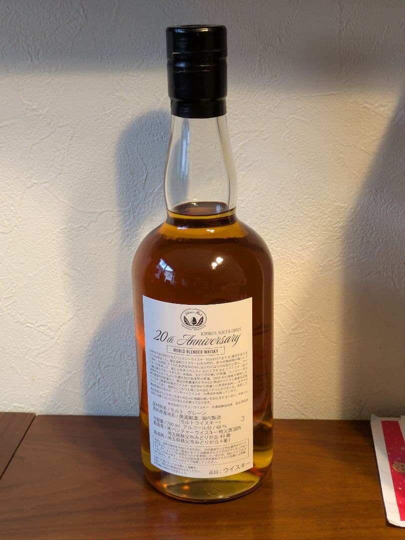 イチローズモルト 20周年記念ボトル