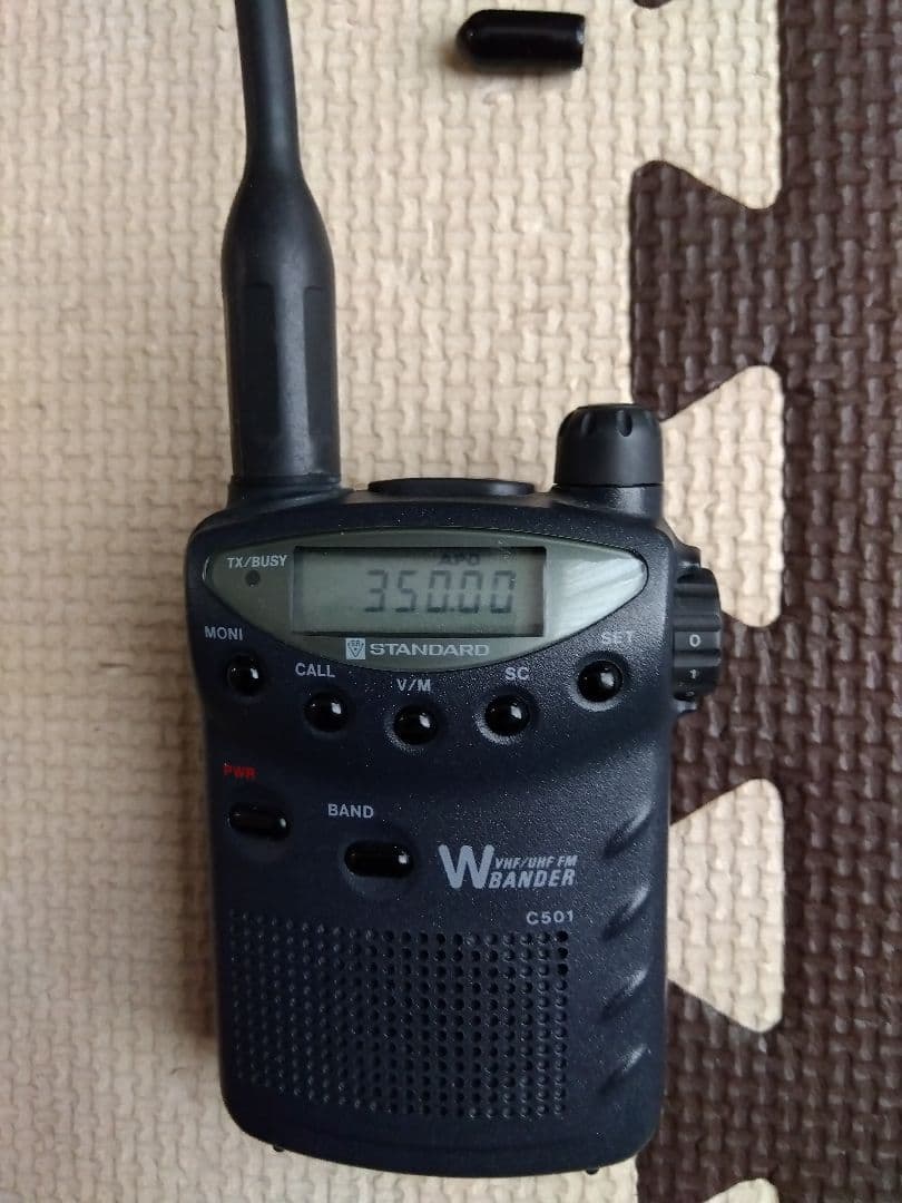 イヤホンマイク・スピーカー付きスタンダード　C501受信改造済（現状）