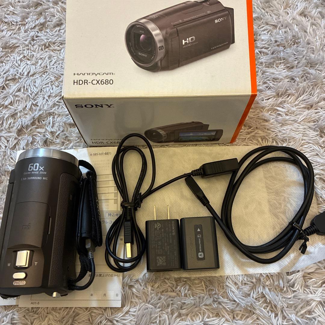 超美品　SONY HDR-CX680 ビデオカメラ