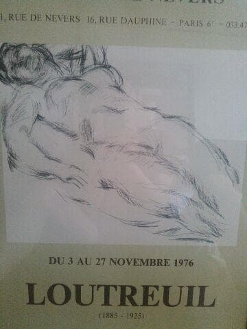 ルートレイユ　展示会ポスター　フランスポスター　額