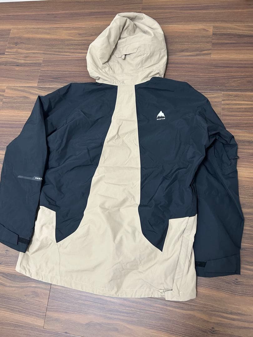 新品 バートン スノーボードウェア アノラック ジャケット メンズ L ベージュ