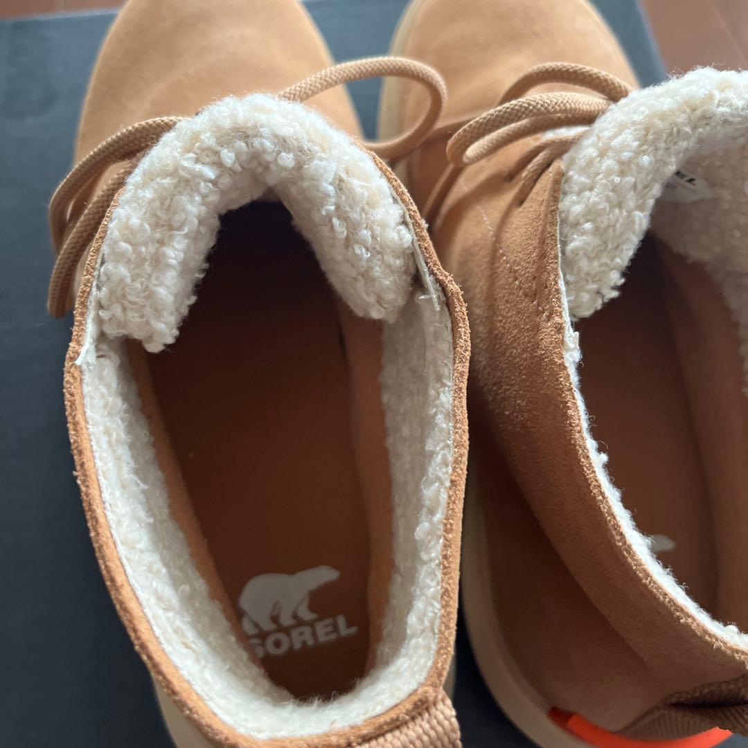 SOREL 防水ムートンブーツ ベージュ