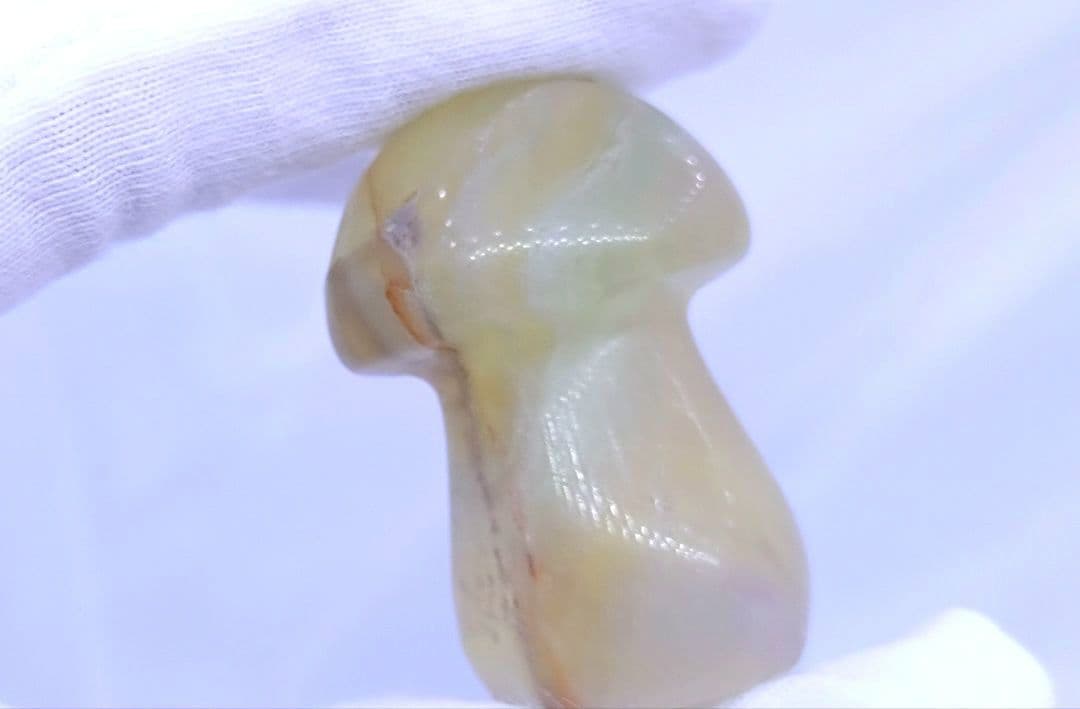 イエロー フローライト　きのこ　3点セット　キャンディ　幸運　長寿　再生