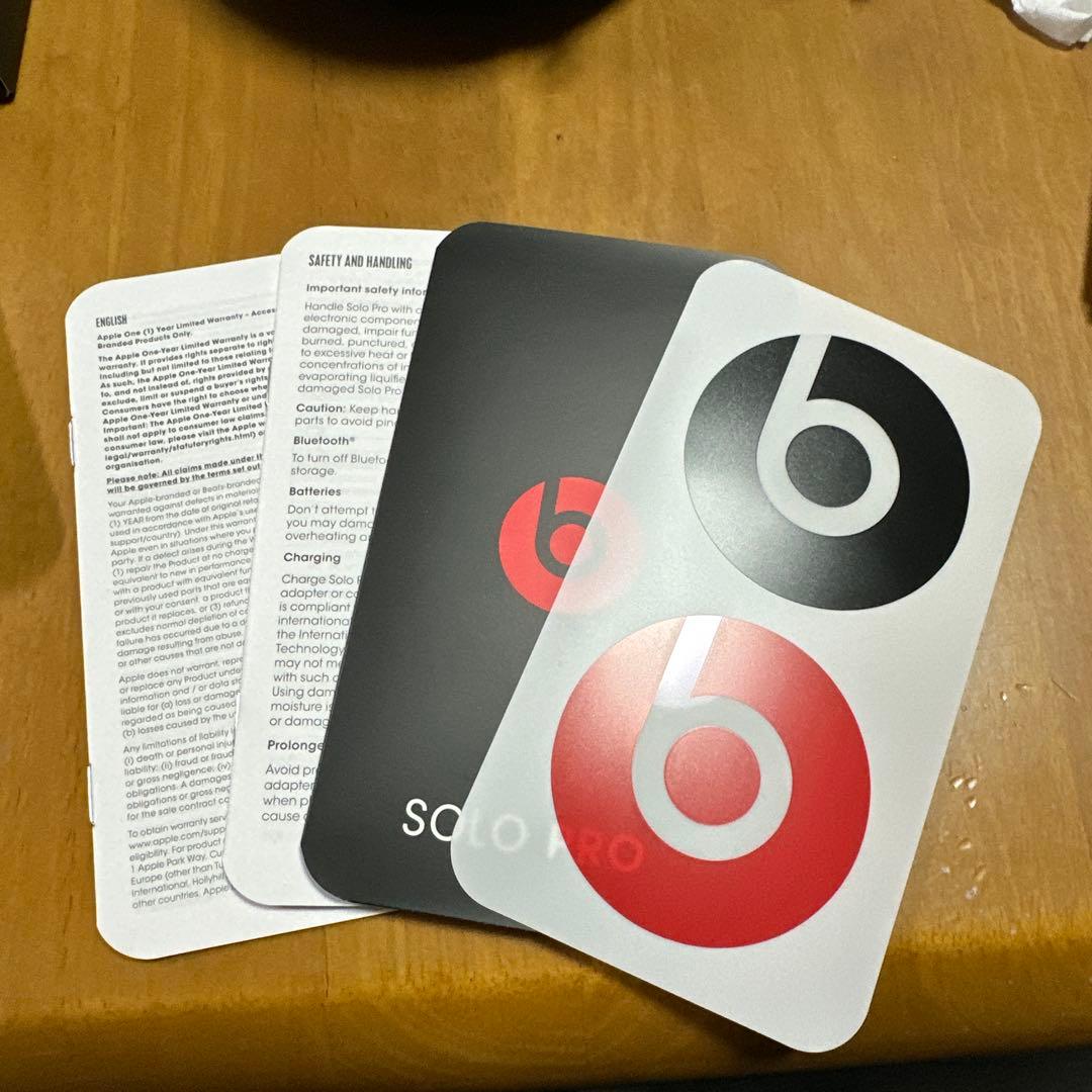 最終値下げ【美品】Beats SOLO PRO ワイヤレスヘッドホン ブラック