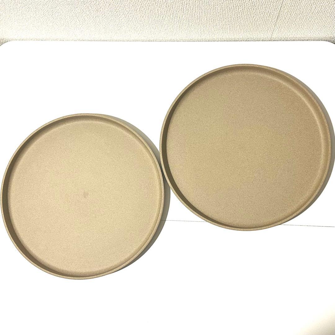 【新品】ハサミポーセリン 25.5cm ナチュラル 2枚セット ランチプレート