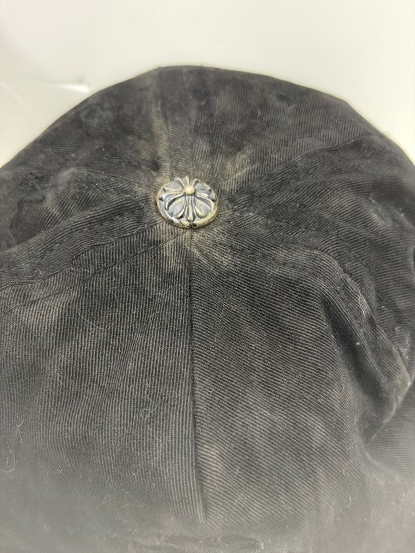 K*n様 クロムハーツ　黒の刺繍ベースボールキャップ