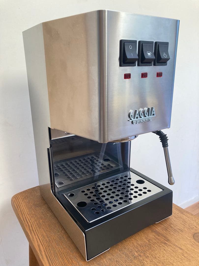 ガジア セミオートエスプレッソマシン クラシックエボプロ ステンレスシルバー