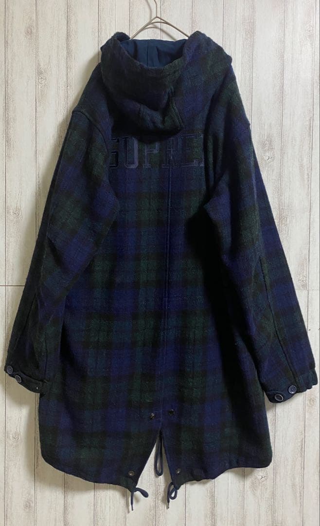 ジャケット・アウター SUPREME Harris Tweed wool fishtail parka
