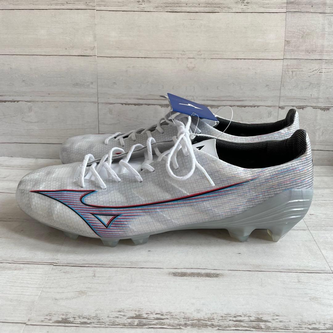 新品 ミズノ アルファプロ 28cm サッカースパイク 白 オールラウンド