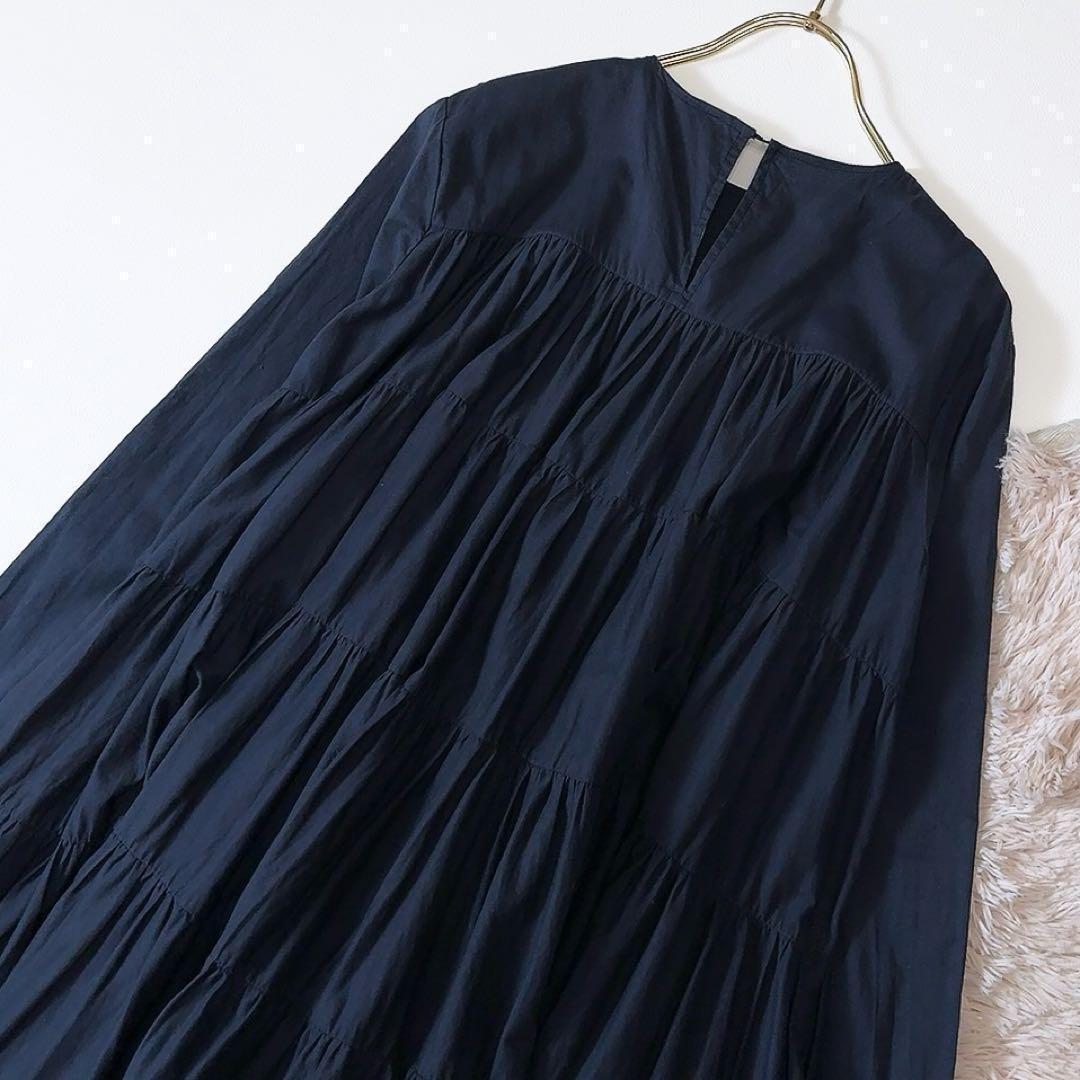 極美品ꕥマーレット トゥモローランド別注 ソリマン ティアードドレス Aライン