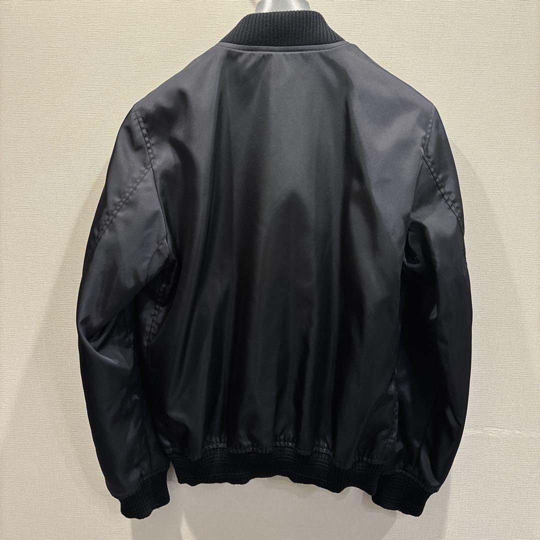 PRADA プラダ ナイロン ボンバージャケット ブラック　三角ロゴ