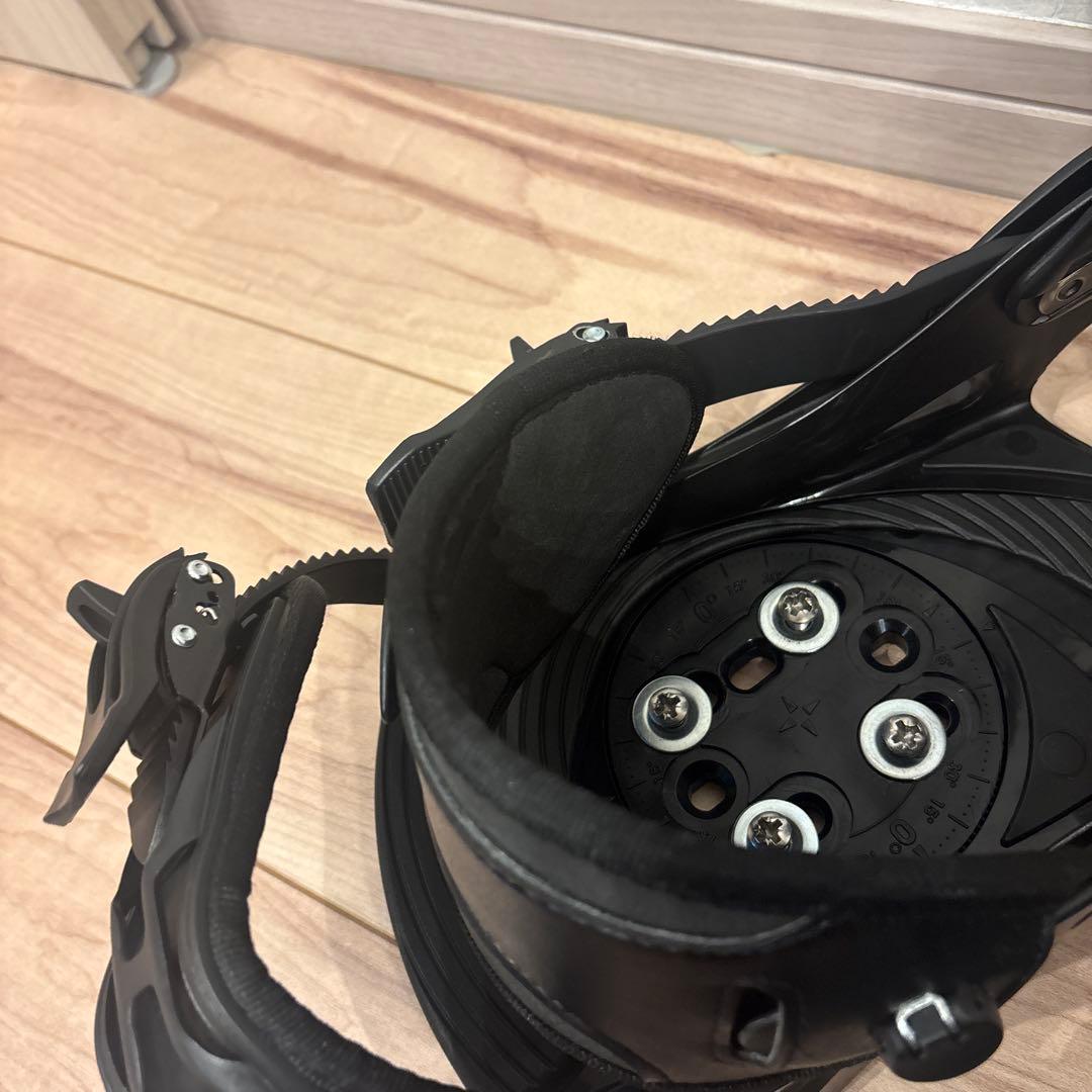 ブラック スノーボード ビンディング