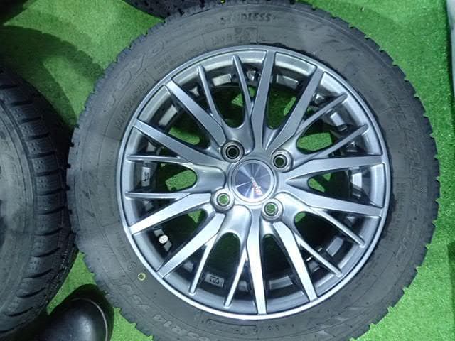 B1049【送料無料】スタッドレスタイヤ 155/65R14 4本セット