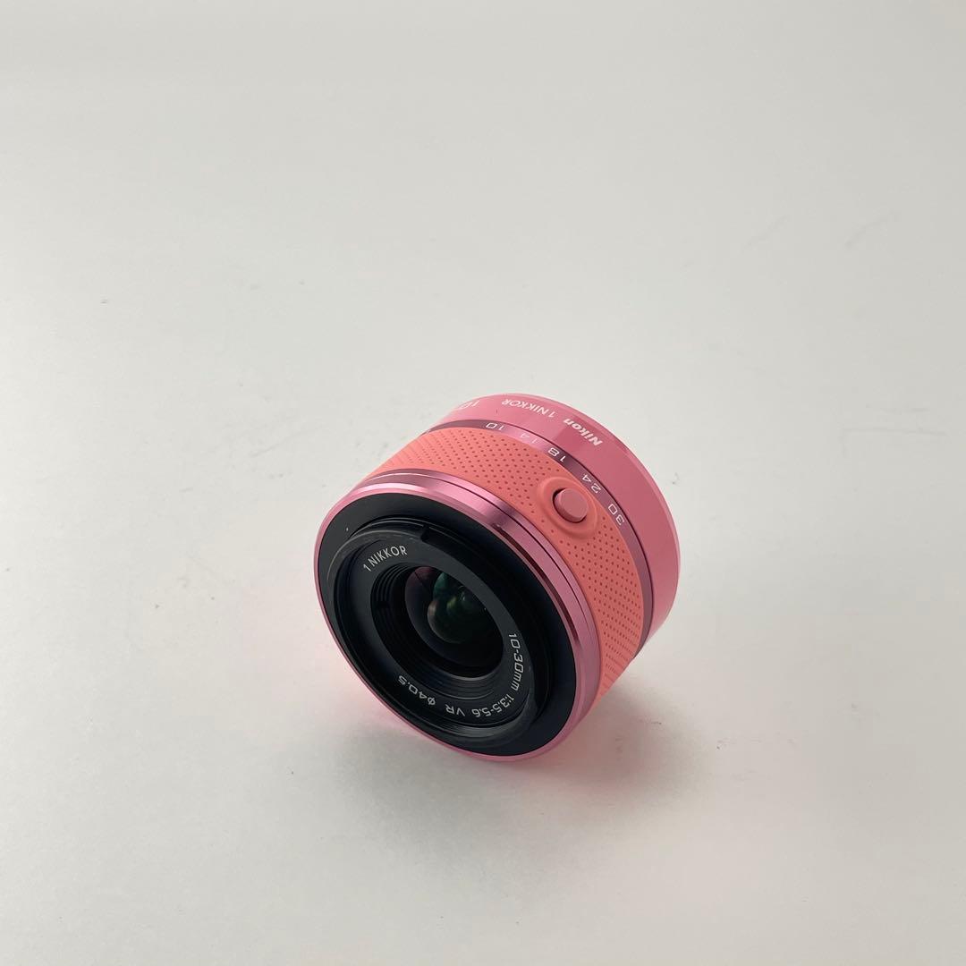 【ショット数6000・返品保証】Nikon1 J1ピンク10-30 レンズキット