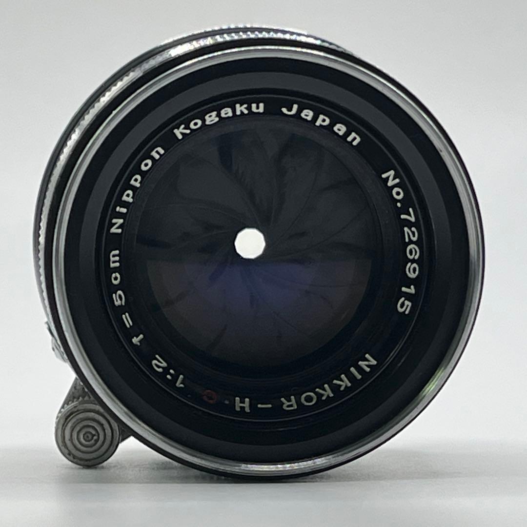 NIKKOR-H・C 5cm f2 後期 黒帯 ニッコール 50mm Lマウント