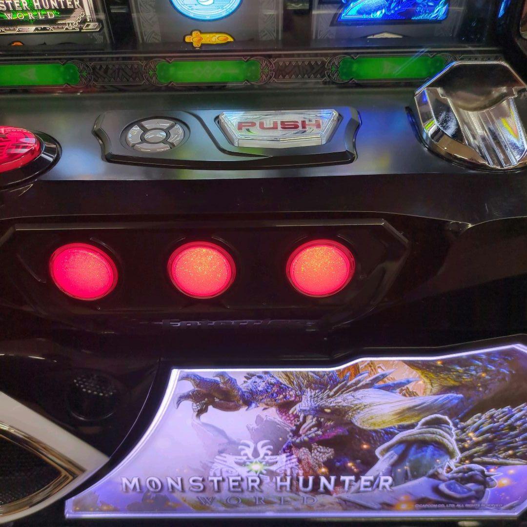 パチスロ実機　Ｓモンスターハンターワールド　不要機付　送料無料