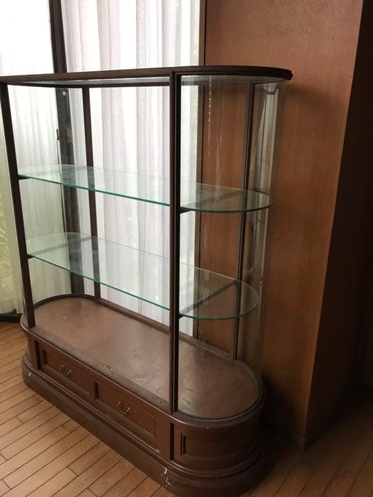 ヴィンテージ　フランス　ショーケース　飾り棚