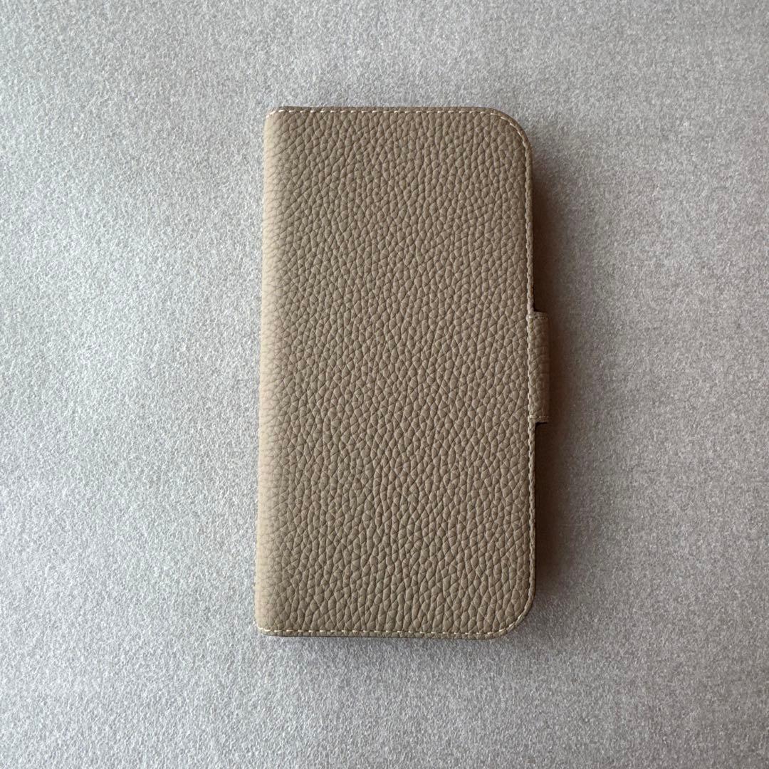 BONAVENTURA スタンドダイアリーケース　シュリンクレザー　グレージュ