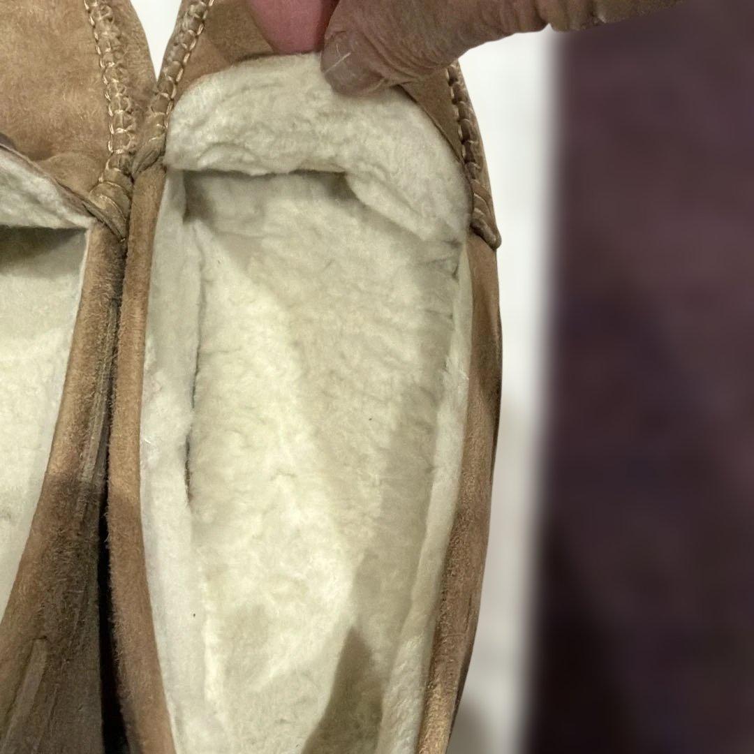 ゆ*り様 HERMES ベージュ スエード モカシン