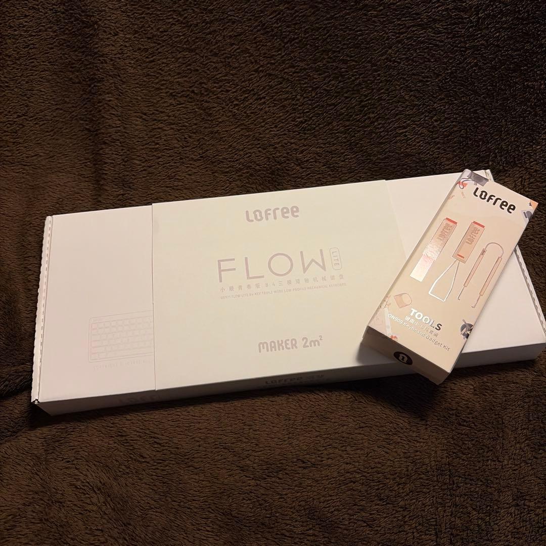 Lofree Flow Lite 84 ホワイト　早期予約特典ツール付き