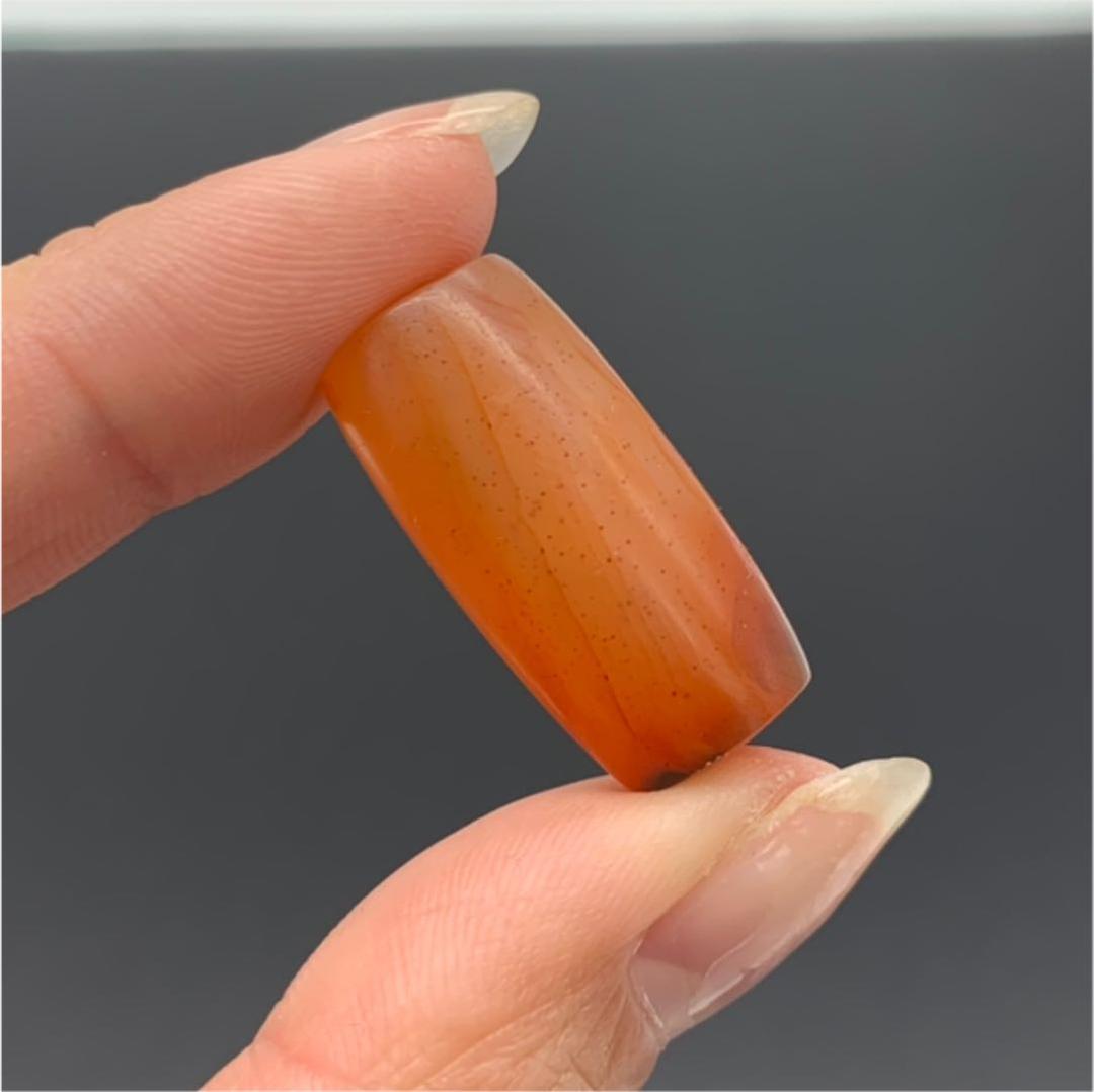 【アンティーク ビーズ】アンティークカーネリアン ビーズ 25.9mm