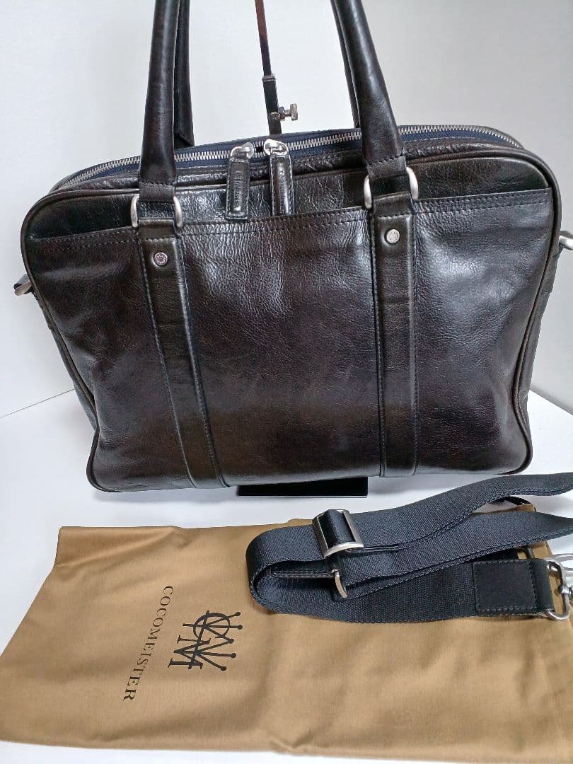 美品 ココマイスター マットーネジルベルト ビジネスバッグ 定価164500円