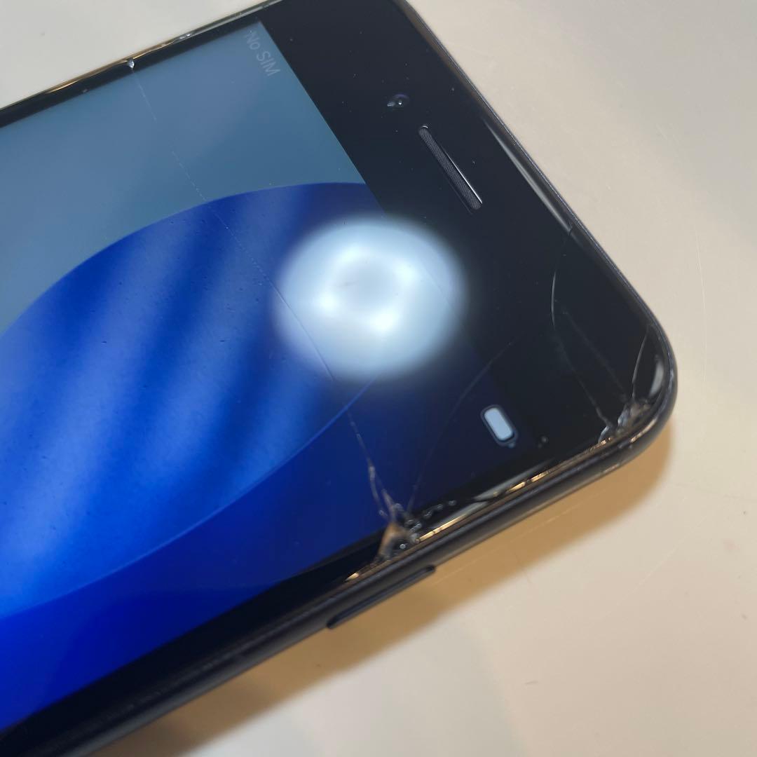【ジャンク】iPhone SE 第2世代 SE2 64GB ブラック 画面割れ