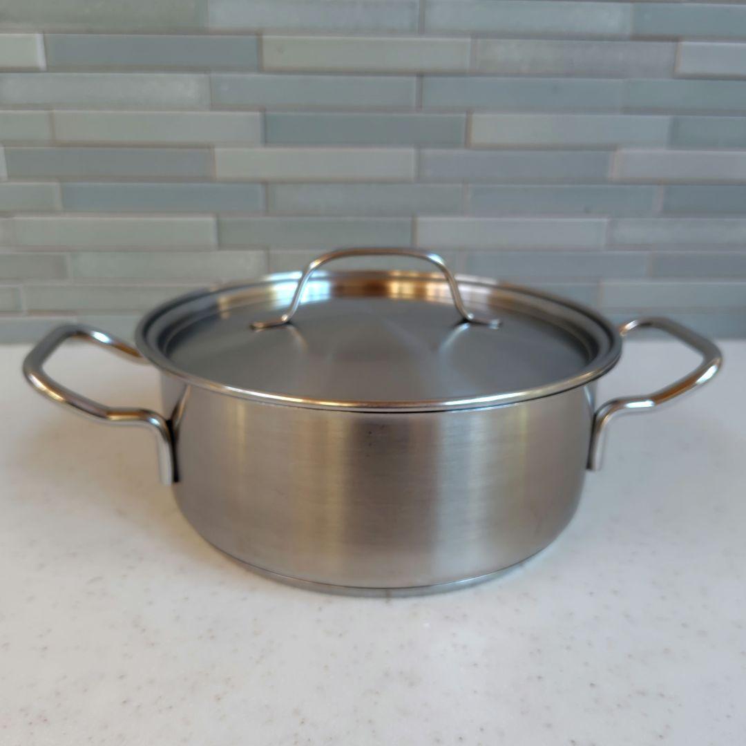 フィスラー 直火専用 キャセロール大・小・ソースパン・サーブパン 4点セット