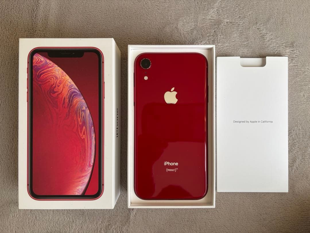 Apple アップル iPhone XR 128GB レッド　SIMロックフリー