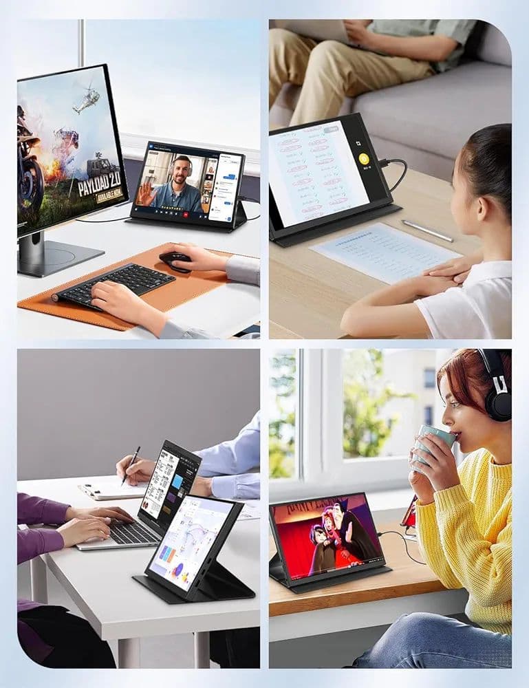 ✨新品✨モバイルモニター 10.5インチ 小型モニター FHD1280P ゲーム