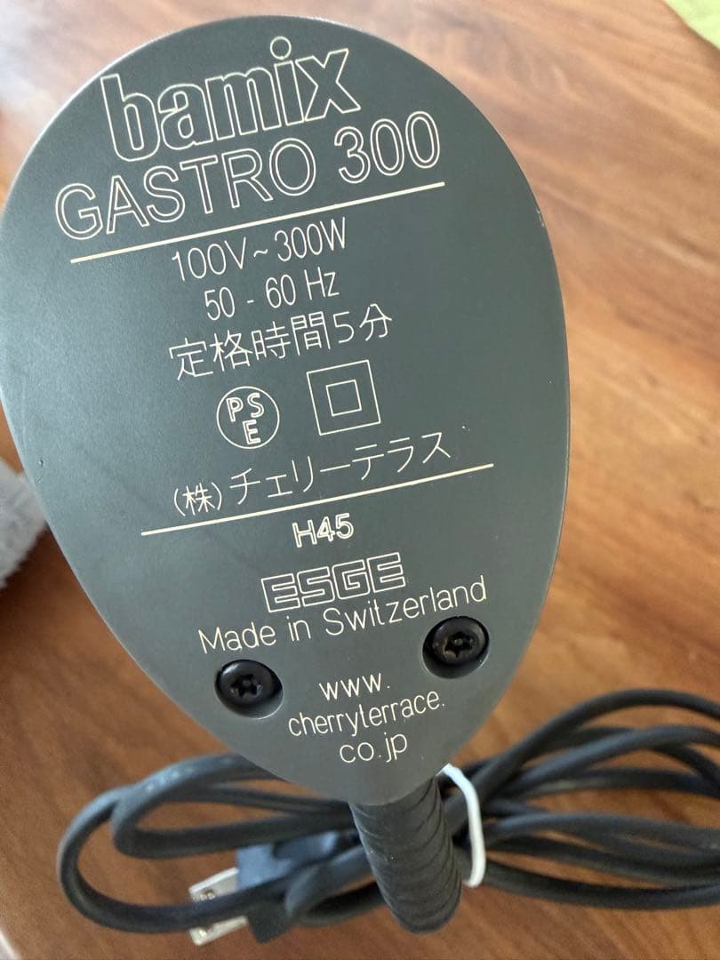 Bamix GASTRO M300 バーミックス　ガストロ　業務用　グレー