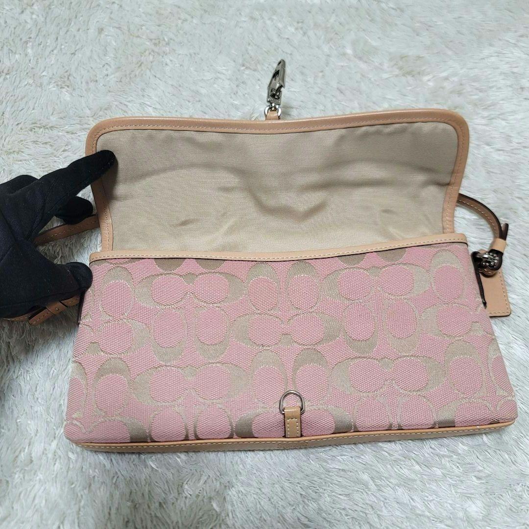 未使用✨コーチ シグネチャー クリップデミ ワンショルダー アクセサリーポーチ