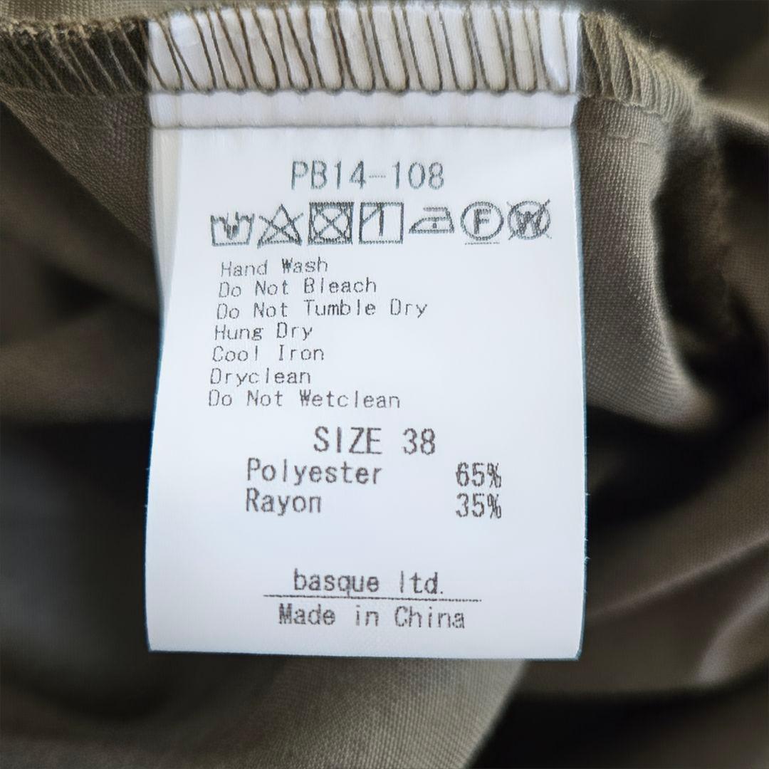 【未使用】ブランバスク　アシンメトリ－　パールボタン　シャツ