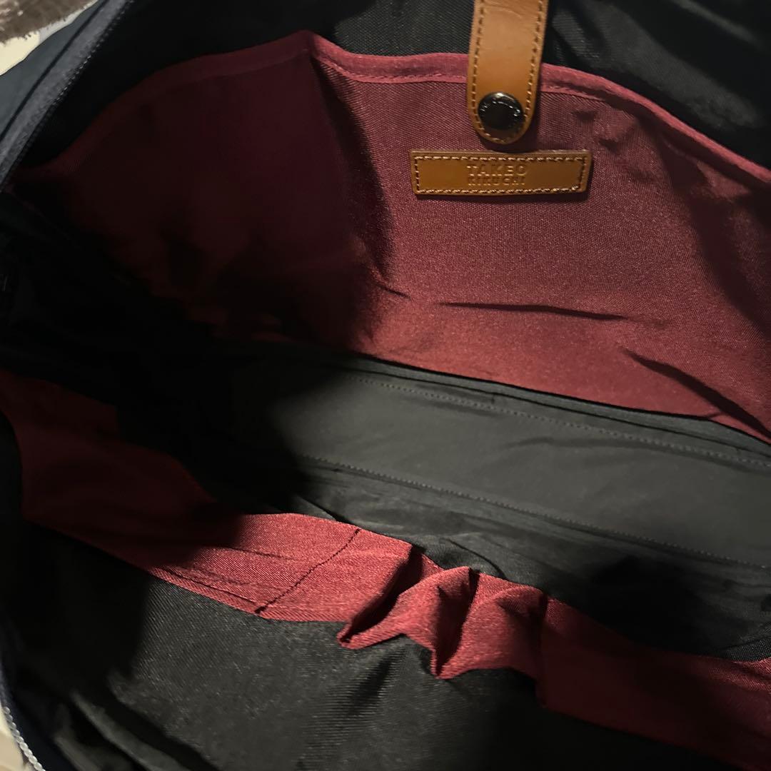 タケオキクチ ビジネスバッグ　ネイビー